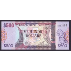 Гайана 500 долларов 2011г.